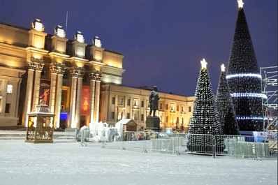 В Самаре 18 декабря на площади Куйбышева устанавливают ледовый городок