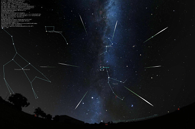 Жители Самарской области до 24 августа могут любоваться падающими звездами