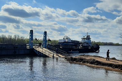На маршруте "Самара - Рождествено" приостановили рейсы грузопассажирской переправы
