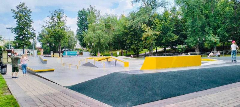 В Струковском парке открыли обновленный скейт-парк