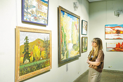 Цветовая палитра природы: в Самарском художественном музее работает выставка Николая Ельцова 