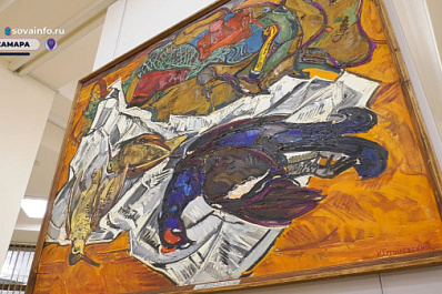 Спелые фрукты и охотничьи трофеи: в Самаре открылась выставка нетипичного советского художника