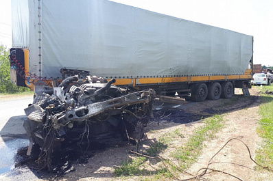 В Самарской области столкнулись сразу четыре автомобиля