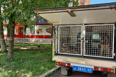 13 июня в Самаре на улице Сергея Лазо оцепили продуктовый магазин