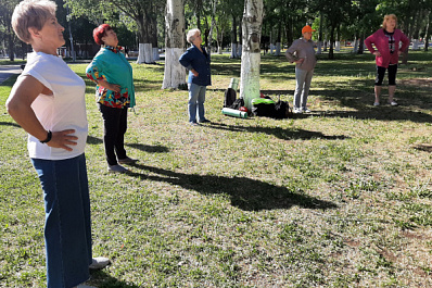 В Самаре пенсионеры могут заниматься спортом бесплатно