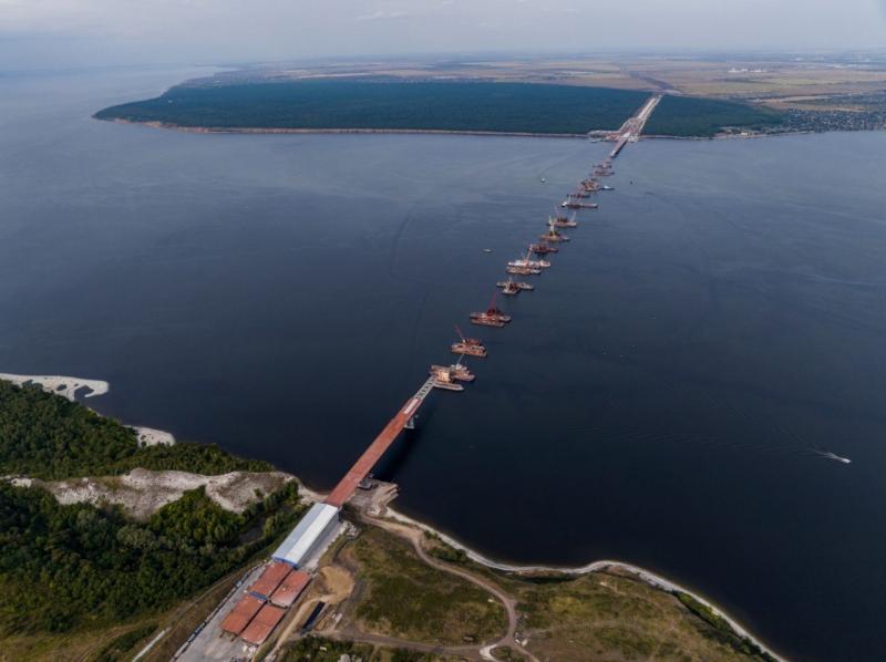 В Тольятти строительство новой трассы и моста на маршруте "Европа – Западный Китай" идет по графику