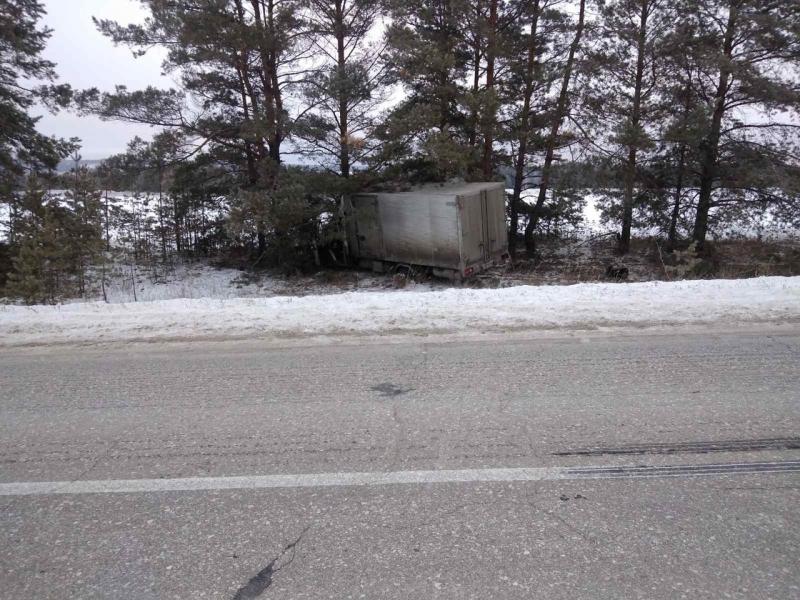 В Самарской области водитель грузовика влетел в ели