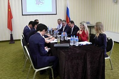 Замминистра спорта России Сергей Косилов встретился с вице-министром генеральной администрации Китая по спорту Ли Цзяньмином