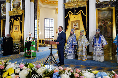 Патриарх Московский и всея Руси Кирилл освятил собор Казанской иконы Божией Матери Богородицкого монастыря в Казани