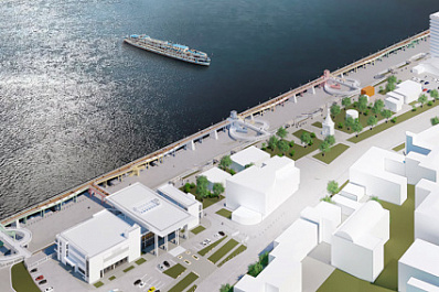 Архитектор Дмитрий Орлов представил эскиз речного вокзала на ул. Максима Горького в Самаре