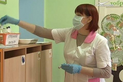 Проверка температуры и дезинфекция: как работают дежурные группы в детсадах Самарской области