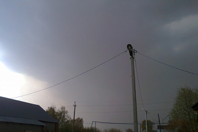 Первая гроза накрыла Самару