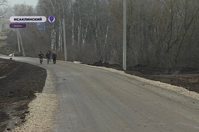 В деревне Сухарь Матак Исаклинского района появилась новая дорога