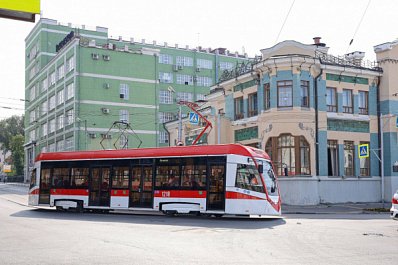 В Самаре новые белорусские трамваи вывели на маршрут № 20к 