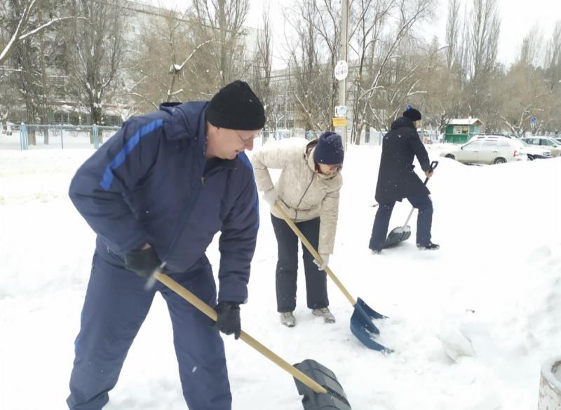 В Тольятти на воскресник вышли работники спортивных школ и учреждений культуры