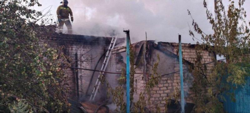 31 июля на рассвете в Самарской области вспыхнул пожар в частном доме