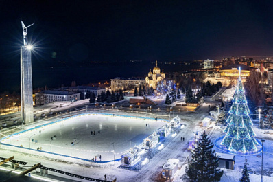 В Самаре каток на площади Славы приостановит работу 3 и 4 января