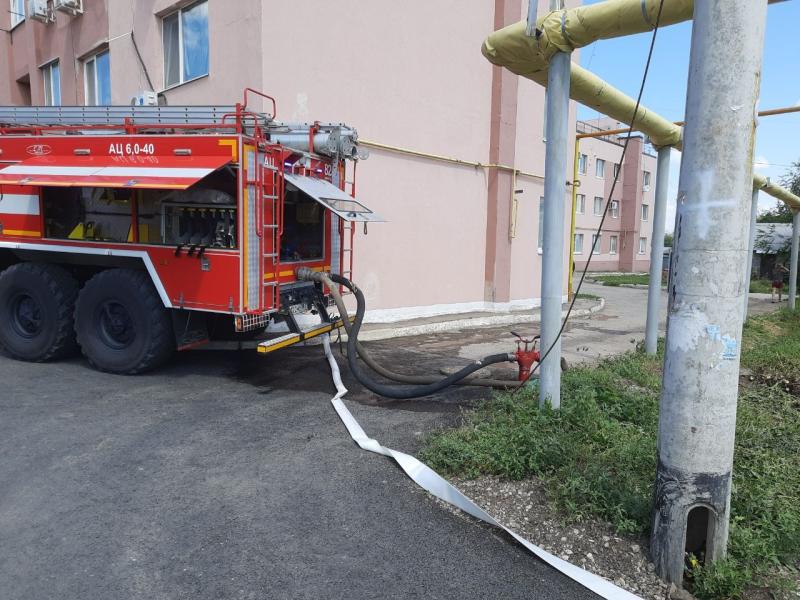 В Самарской области 29 июля загорелась заброшенная двухэтажка