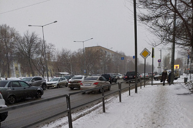 Утром 18 марта дороги Самары сковали 9-балльные пробки