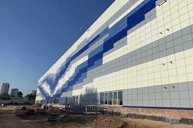 Строительство тольяттинского легкоатлетического манежа вышло на финишную прямую