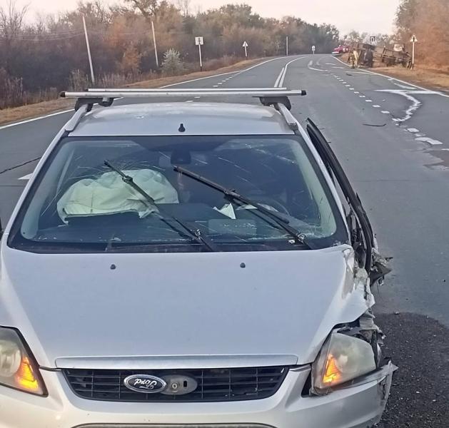 В Сызранском районе на трассе столкнулись "Газель" и легковушка