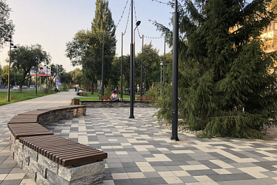 В Самаре открыли сквер на пересечении Авроры с Аэродромной
