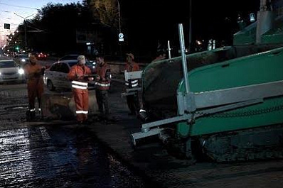 В Самаре ремонт улицы Мичурина выполнен на 30%