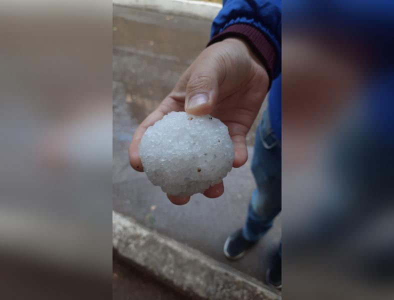 В Самаре 7 сентября 2021 года в нескольких районах выпал град