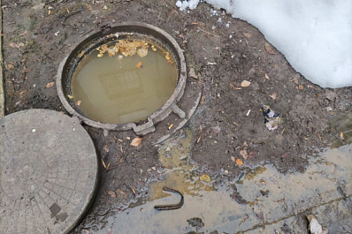 В Самаре неизвестный выбросил в канализацию резиновую женщину и диван
