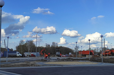 Работы в Молодежном парке Нефтегорска идут полным ходом 