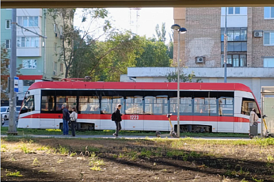В Самаре утром 10 сентября встали трамваи на улице Ново-Садовой