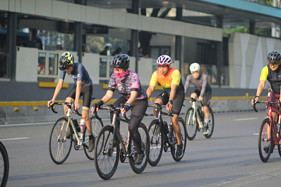 Более 25 километров преодолели участники велопробега в Самаре