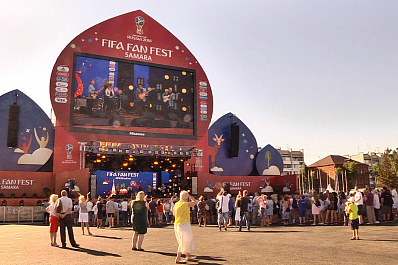 За матчем Колумбия - Сенегал на Самара Арене следили почти 42 тысячи болельщиков