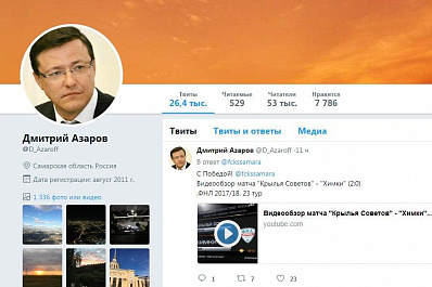 Дмитрий Азаров вернулся в Twitter