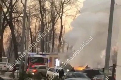 Поездка самарца по Волжскому шоссе закончилась сгоревшим автомобилем