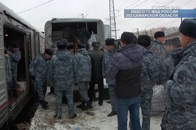 Самарские полицейские вернулись из Чечни