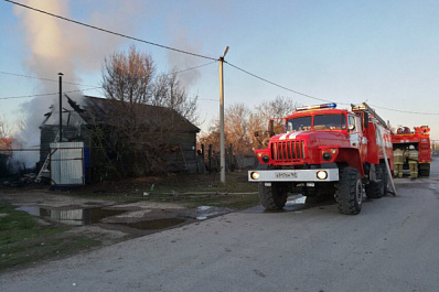 Два человека погибли в пожаре минувшей ночью в Пестравке