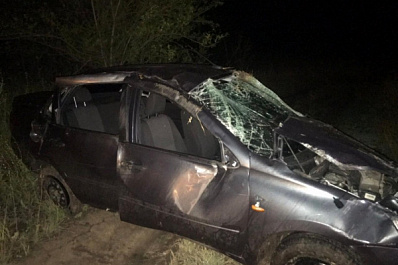 В Самарской области девушка на "Гранте" погибла, вылетев в кювет