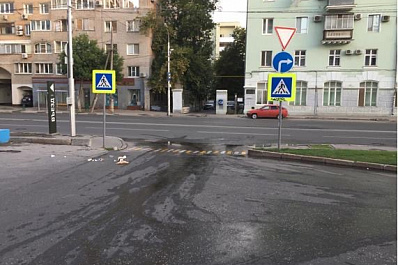 На ул. Полевой в Самаре водитель сбил пешехода