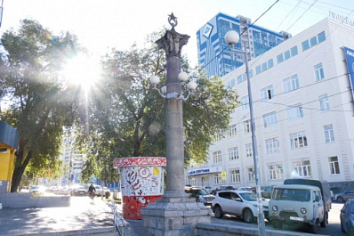 Самарцам рассказали о судьбе исторической колонны на пересечении Ново-Садовой и Полевой