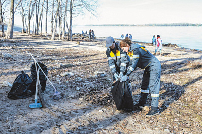 Зеленые инициативы: самарские нефтяники вышли на субботник