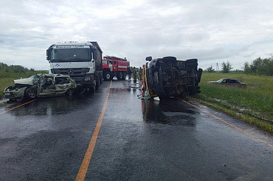 В Самарской области пять человек пострадали в массовом ДТП