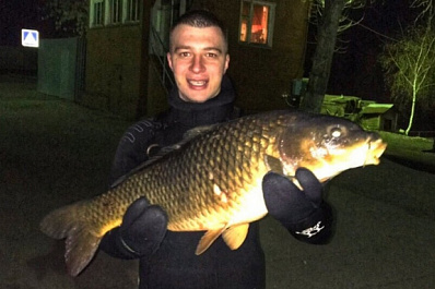 Жителю Новокуйбышевска удалось подстрелить 10-килограммового сазана 