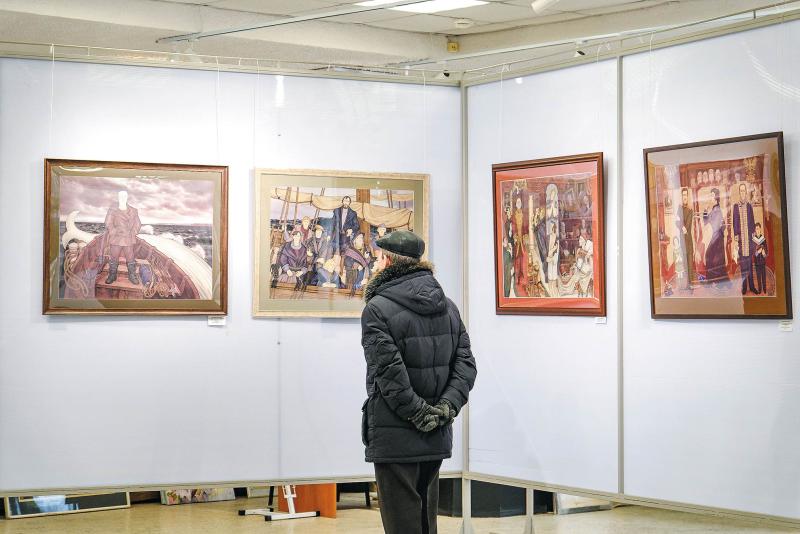 Размышления в графике: в выставочном зале Самарского союза художников открыли новую экспозицию