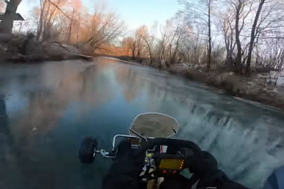 Тольяттинский картингист провалился под лёд под Димитровградом