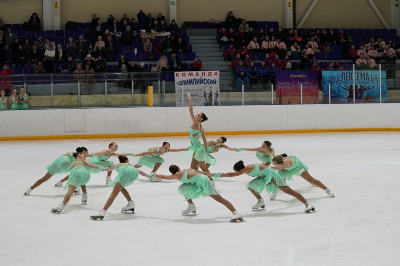 В Сызрани соревнуются сильнейшие фигуристки-синхронистки России