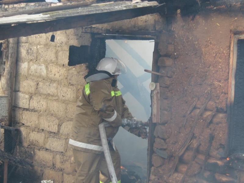 В Самарской области ночной пожар тушили более восьми часов