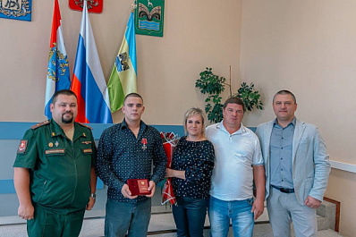 Жителя Красноярского района наградили орденом Мужества