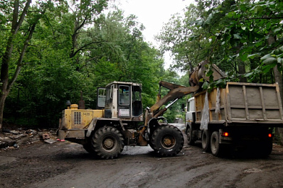 В поселке Сорокины Хутора убрали свалку