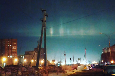 Загадочное явление запечатлели в небе над Тольятти